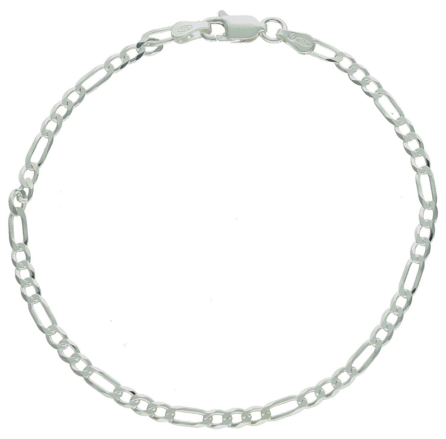 Bransoletka srebrna 925 splot figaro 3 mm DIA-BRA-2091-80-925 3mm (2).jpg